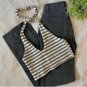 Striped Halter Top